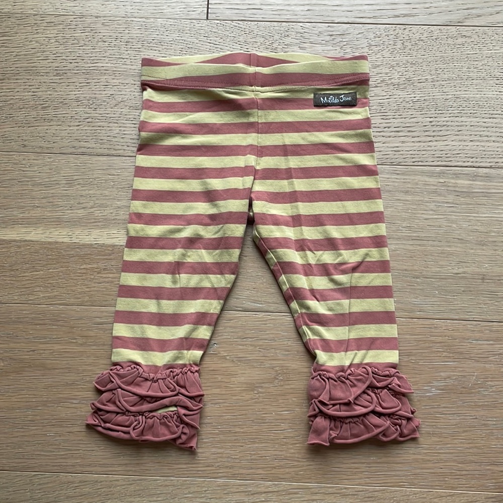 Ruffle Striped Leggings 18M